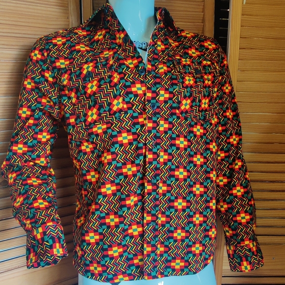 African fabric Shacket - Picture 4 of 8